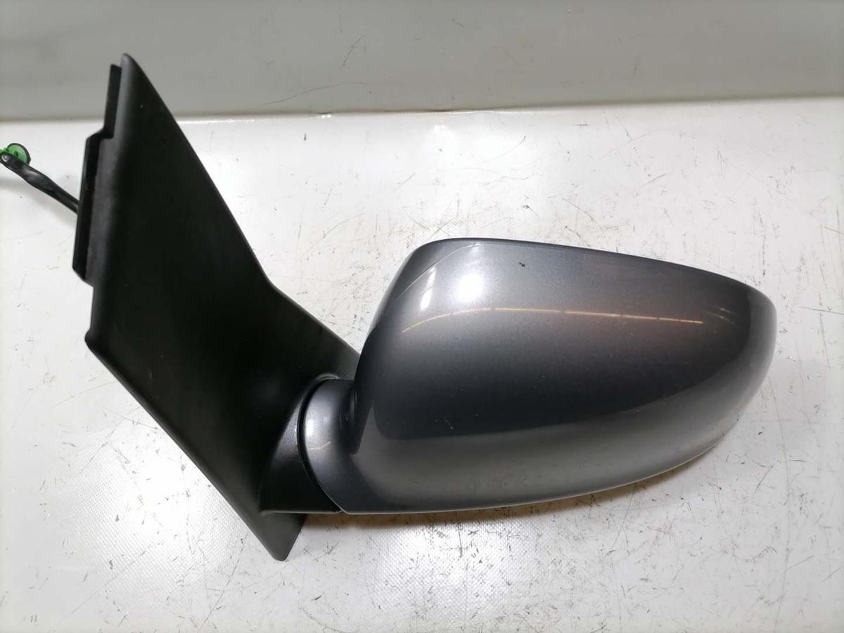 VW Golf Plus 2 original Au&szlig;enspiegel links LA7T United Grey elektrisch verstellbar Bj.2009